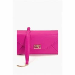 Dune London Pink Elissia Branded Foldover Clutch Bag 13 Dune London Pink Elissia Branded Foldover Clutch Bag -Dune London Sales unnamed file 3985