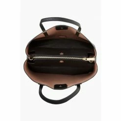 Alternative view of Dune London Dorrie Black Synthetic Logo Hardware Tote Bag