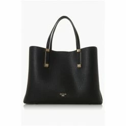 Dune London Dorrie Black Synthetic Logo Hardware Tote Bag -Dune London Sales unnamed file 3997