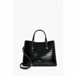 Dune London Dorrie Logo Hardware Black Tote Bag -Dune London Sales unnamed file 4002
