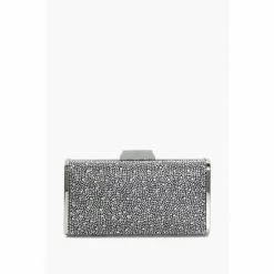 Alternative view of Dune London Silver Bettey Ombre Diamante Clutch