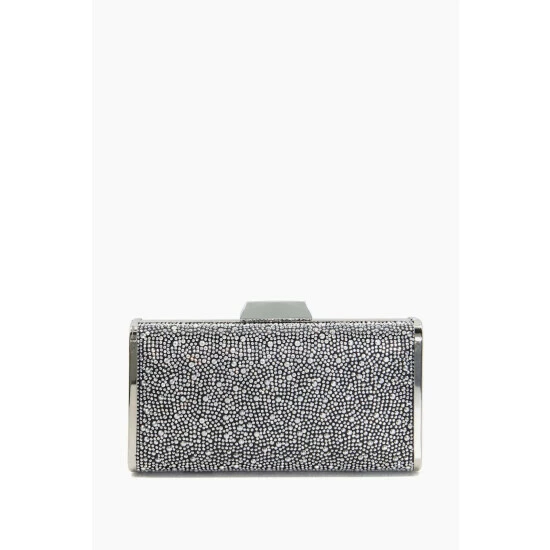 Dune London Silver Bettey Ombre Diamante Clutch 4 Dune London Silver Bettey Ombre Diamante Clutch - Image 2
