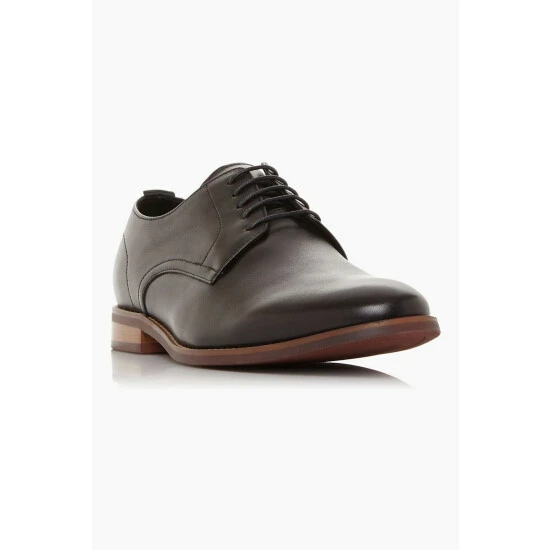 Dune London Suffolks Black Soft Leather Gibson Shoes 4 Dune London Suffolks Black Soft Leather Gibson Shoes - Image 2