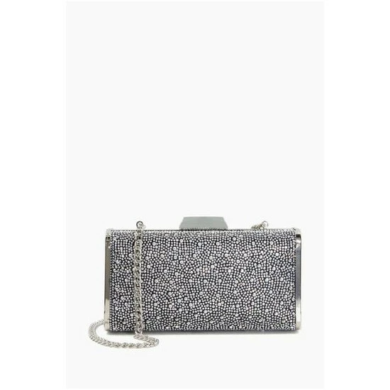 Dune London Silver Bettey Ombre Diamante Clutch 7 Dune London Silver Bettey Ombre Diamante Clutch - Image 5