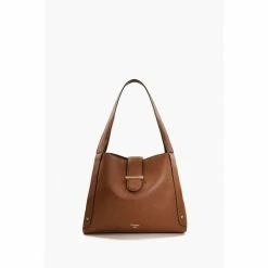 Dune London Dixen Slouchy Brown Shoulder Bag