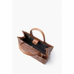 Alternative view of Dune London Dexter Large Monogram Brown Bag