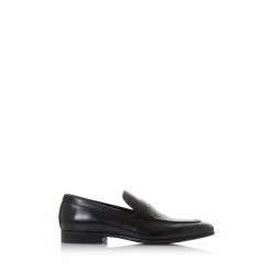 Dune London Black Shawl Snaffle Loafers