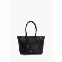 Dune London Dellenia Large Black Stitch Detail Bag