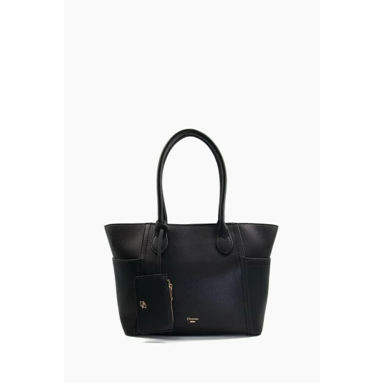 Dune London Dellenia Large Black Stitch Detail Bag 3 Dune London Dellenia Large Black Stitch Detail Bag