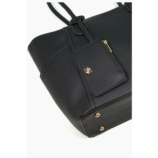 Dune London Dellenia Large Black Stitch Detail Bag 6 Dune London Dellenia Large Black Stitch Detail Bag - Image 4