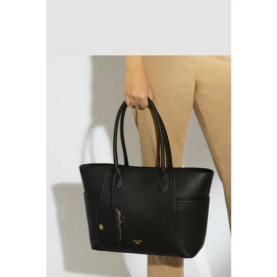 Dune London Dellenia Large Black Stitch Detail Bag 7 Dune London Dellenia Large Black Stitch Detail Bag - Image 5