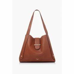 Dune London Tan Dixen Slouchy Shoulder Bag