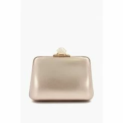 Alternative view of Dune London Metallic Become Diamante Knot Clasp C Bag