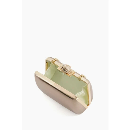 Dune London Metallic Become Diamante Knot Clasp C Bag 5 Dune London Metallic Become Diamante Knot Clasp C Bag - Image 3