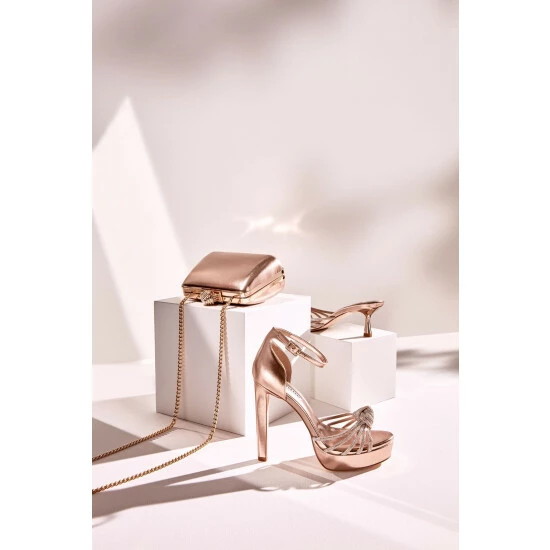 Dune London Metallic Become Diamante Knot Clasp C Bag 8 Dune London Metallic Become Diamante Knot Clasp C Bag - Image 6