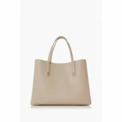 Alternative view of Dune London Dorrie Nude Plain Synthetic Logo Hardware Tote Bag