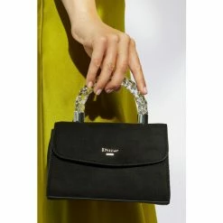 Dune London Bryssa Acrylic Handle Black Mini Bag -Dune London Sales unnamed file 4118