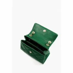 Alternative view of Dune London Green Duchess Medium Leather Quilt