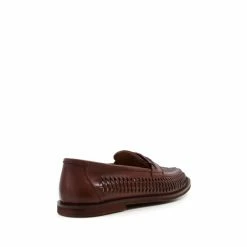 Alternative view of Dune London Brown Brighton Woven Shoes