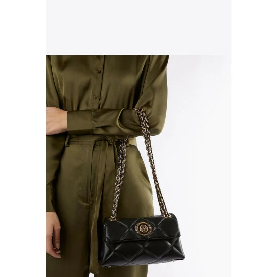 Dune London Black Duchess Small Leather Quilted Bag 6 Dune London Black Duchess Small Leather Quilted Bag - Image 4
