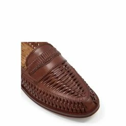 Dune London Brown Brighton Woven Shoes -Dune London Sales unnamed file 416