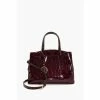 Dune London Red Dignified Large Curved Top Tote Bag -Dune London Sales unnamed file 4166