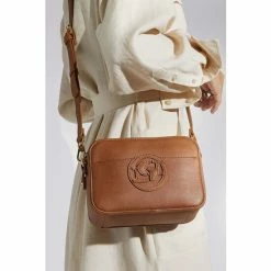 Dune London Small Dali Brown Logo Xbody Bag -Dune London Sales unnamed file 4182