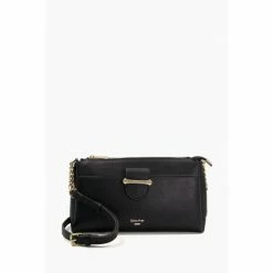 Dune London Darlena Cross-Body Black Bag