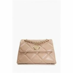 Dune London Medium Natural Duchess Leather Quilted Bag -Dune London Sales unnamed file 4207
