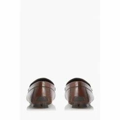 Dune London Mens Brown Beacons Driver Moccasins With Woven Trim Shoes -Dune London Sales unnamed file 421