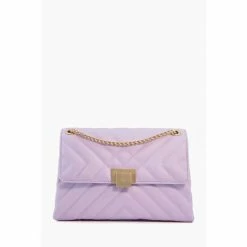 Dune London Purple Dorchester Small Quilted Shoulder Bag