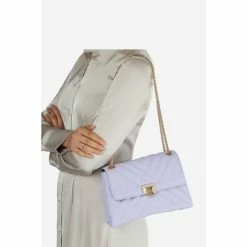 Dune London Purple Dorchester Small Quilted Shoulder Bag -Dune London Sales unnamed file 4218