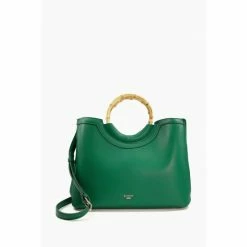Alternative view of Dune London Green Distinguish Large Bamboo Handle Bag