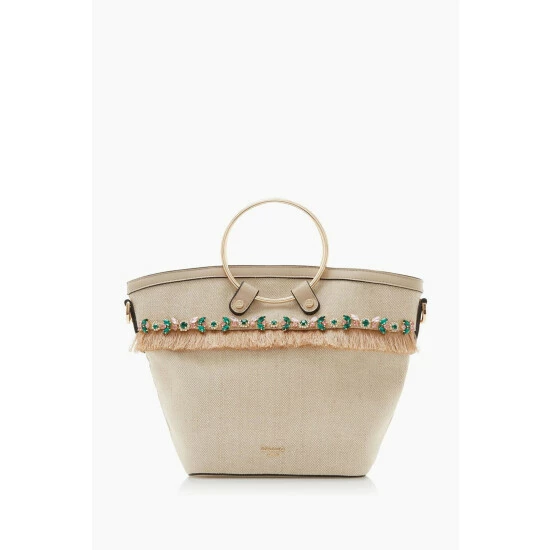 Dune London Natural Djewell Embellished Medium Grab Bag 3 Dune London Natural Djewell Embellished Medium Grab Bag