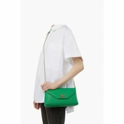 Dune London Elissia Green Quilt Foldover Clutch -Dune London Sales unnamed file 4250