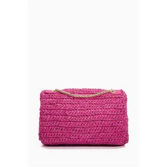 Dune London Pink Dorchesters Small Raffia Shoulder Bag 6 Dune London Pink Dorchesters Small Raffia Shoulder Bag - Image 4