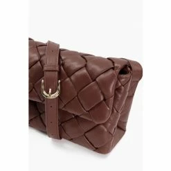 Dune London Dempsy Small Woven Brown Cross-Body Bag -Dune London Sales unnamed file 4265