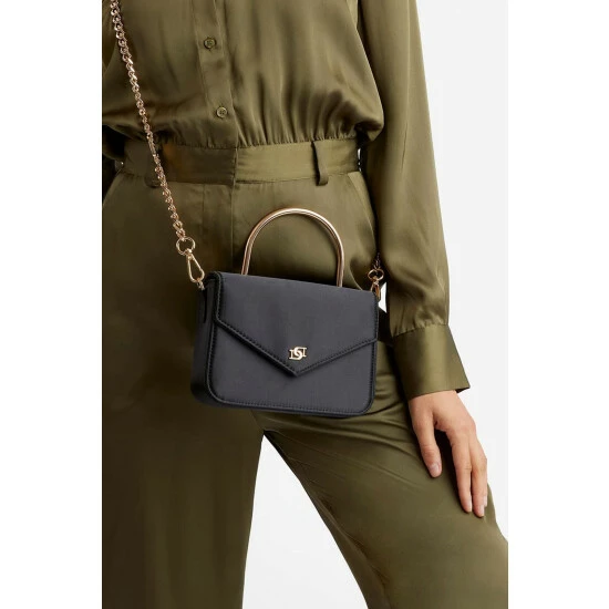 Dune London Black Brooker Metal Handle Mini Bag 7 Dune London Black Brooker Metal Handle Mini Bag - Image 5