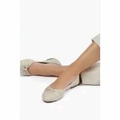 Dune London Natural Hanson Twist Knot Ballerinas -Dune London Sales unnamed file 429