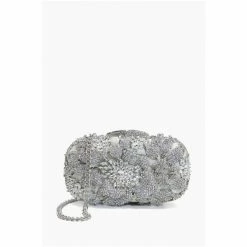 Dune London Natural Metalic Blissed Embellished Hard Case Clutch -Dune London Sales unnamed file 4294