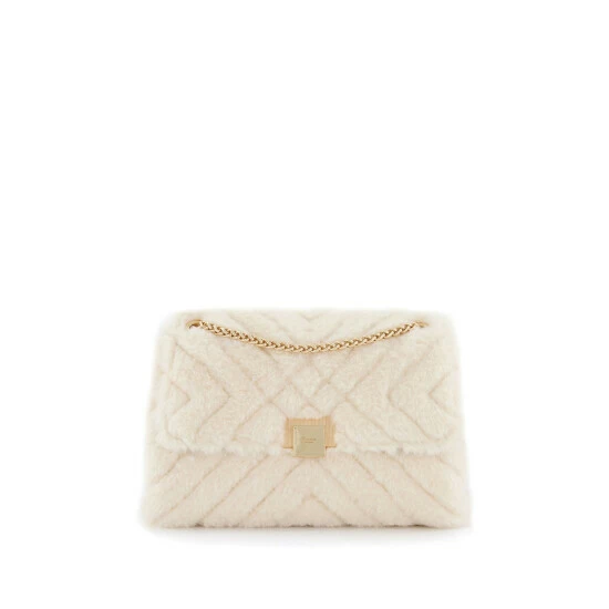 Dune London Natural Dancefloor Small Quilted Faux Fur Bag 3 Dune London Natural Dancefloor Small Quilted Faux Fur Bag