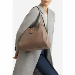 Dune London Grey Dixen Slouchy Shoulder Bag