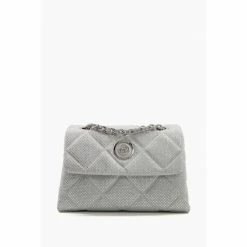 Dune London Natural Duchess Medium Leather Quilt Bag
