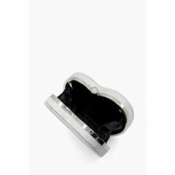 Dune London Silver Metalic Endearing Heart Shaped Clutch Bag 9 Dune London Silver Metalic Endearing Heart Shaped Clutch Bag -Dune London Sales unnamed file 4364