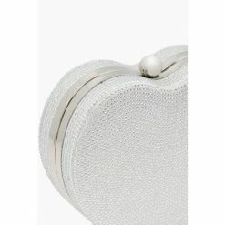 Dune London Silver Metalic Endearing Heart Shaped Clutch Bag 10 Dune London Silver Metalic Endearing Heart Shaped Clutch Bag -Dune London Sales unnamed file 4365