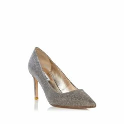 Alternative view of Dune London Metallic Gold Abbigail Pointed Toe Mid Heel Court Shoes
