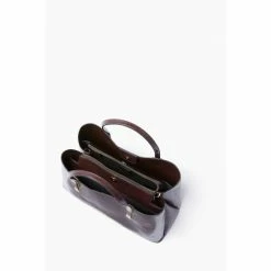 Alternative view of Dune London Dorrie Logo Hardware Brown Tote Bag