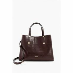 Dune London Dorrie Logo Hardware Brown Tote Bag -Dune London Sales unnamed file 4384