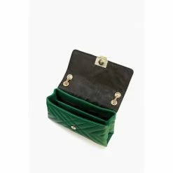 Alternative view of Dune London Green Dorchester Small Quilted Shoulder Bag