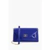 Dune London Blue Elissia Branded Foldover Clutch Bag 2 Dune London Blue Elissia Branded Foldover Clutch Bag -Dune London Sales unnamed file 4388